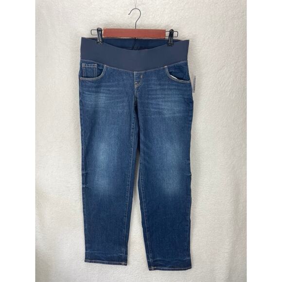 Old‎ Navy Women's Maternity Jeans Size 2 Blue NWT - Picture 1 of 9